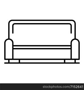 Sofa icon. Outline sofa vector icon for web design isolated on white background. Sofa icon, outline style