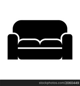 sofa icon vector glyph style