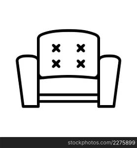 Sofa icon vector sign and symbols