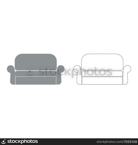 Sofa set icon .