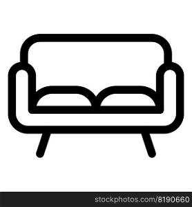 Sofa settee, a cushioned item of furniture.