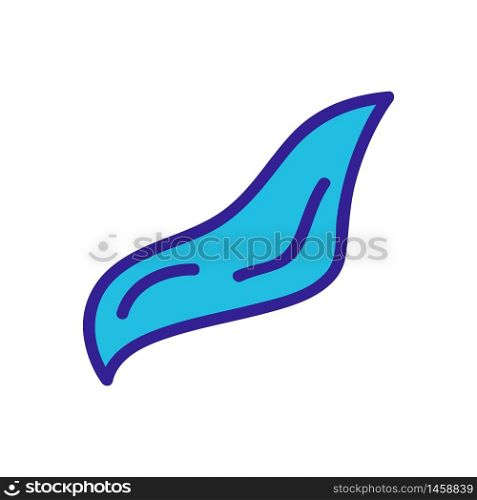 soft cloth for cleaning icon vector. soft cloth for cleaning sign. color symbol illustration. soft cloth for cleaning icon vector outline illustration