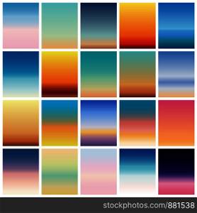 Soft color background. Modern screen vector design for mobile app. Soft color gradients. Soft color background. Modern screen vector design for mobile app. Soft color gradients.