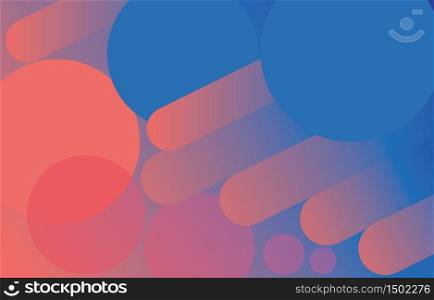 Soft Colorful Dynamic Geometric Background Shapes Composition