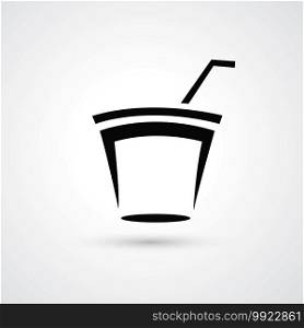 Soft drink icon illustration