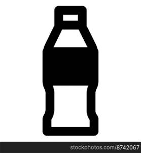 Soft drink packed in glass bottle