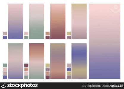 Soft Gradient color background design, Creative pastel clolour set for greeting card, flyer, invitation, poster, brochure, bannera,calendar and holiday