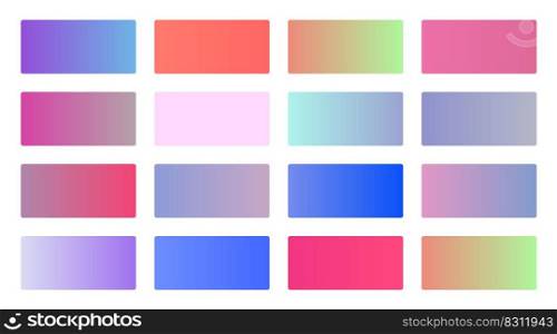 soft gradients swatches background set