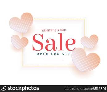 soft valentines day sale and discount poster design