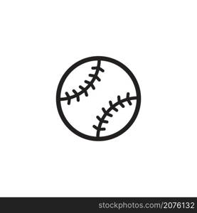 softball icon design vector templates white on background