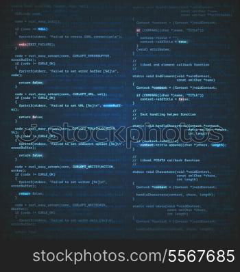 Software engineering technology background concept vector illustration