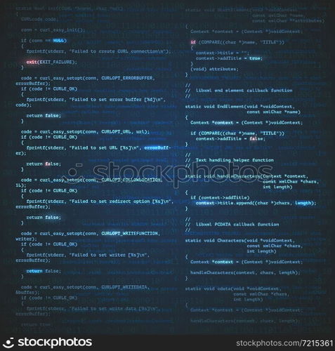 Software engineering technology background concept vector illustration