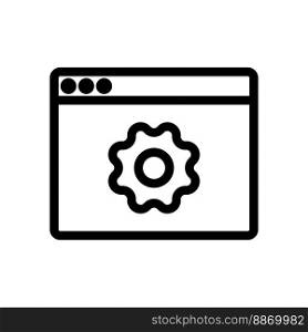 Software testing icon line isolated on white background. Black flat thin icon on modern outline style. Linear symbol and editable stroke. Simple and pixel perfect stroke vector illustration