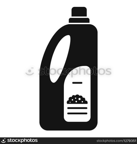 Soil bottle fertilizer icon. Simple illustration of soil bottle fertilizer vector icon for web design isolated on white background. Soil bottle fertilizer icon, simple style