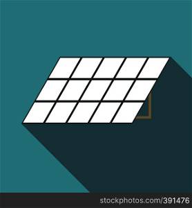 Solar battery icon. Flat illustration of solar battery vector icon for web. Solar battery icon, flat style
