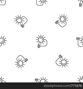 Solar electric pattern seamless vector repeat geometric for any web design. Solar electric pattern seamless vector