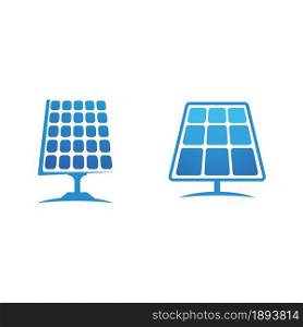 Solar Energy vector icon illustration template