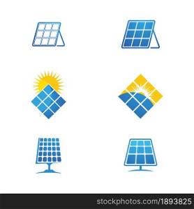 Solar Energy vector icon illustration template