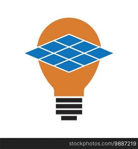 solar light logo vector illustration symbol design