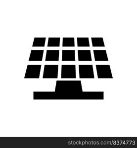 Solar panel icon symbol simple design