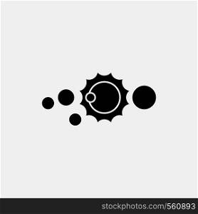 solar, system, universe, solar system, astronomy Glyph Icon. Vector isolated illustration. Vector EPS10 Abstract Template background