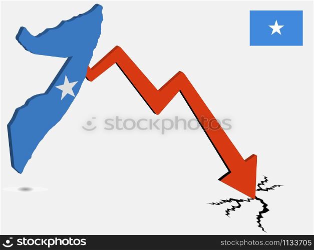 Somalia economic crisis vector illustration Eps 10.. Somalia economic crisis vector illustration Eps 10