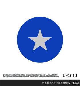 Somalia Flag Icon Template