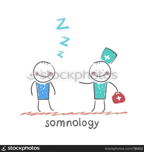 somnology come to a patient who is sleeping
