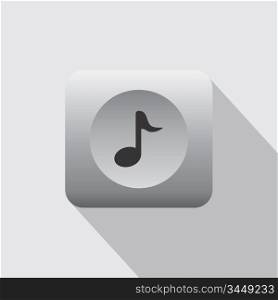 song and music icon theme vector art illustration. music icon