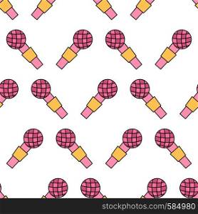 song microphone seamless pattern textile print