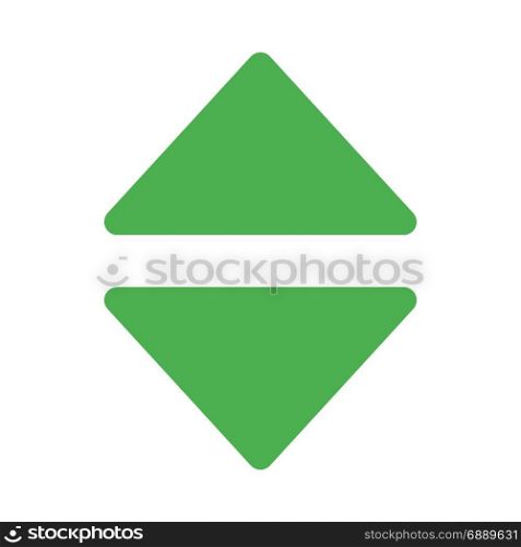 sort arrow, icon on isolated background