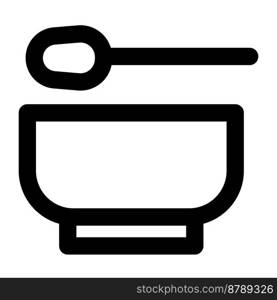 Soto soup line icon set