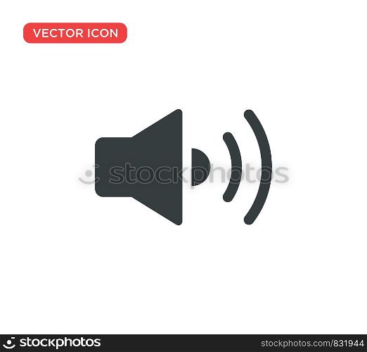 Sound Icon Vector Illustration Design