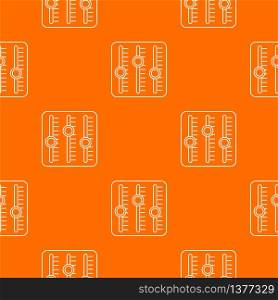 Sound mixer pattern vector orange for any web design best. Sound mixer pattern vector orange