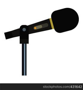 Sound recording equipment icon flat isolated on white background vector illustration. Sound recording equipment icon isolated