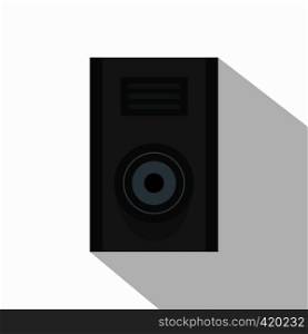 Sound speaker icon. Flat illustration of sound speaker vector icon for web isolated on white background. Sound speaker icon, flat style