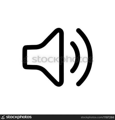 Sound volume speaker icon