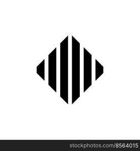 Sound wave black glyph ui icon. Audio track of film. Simple filled line element. User interface design. Silhouette symbol on white space. Solid pictogram for web, mobile. Isolated vector illustration. Sound wave black glyph ui icon
