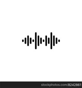 sound wave icon vector illustration symbol design.