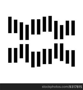 sound wave icon vector template illustration logo design