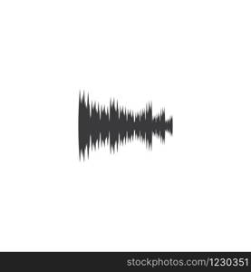 sound wave ilustration logo vector icon template