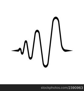 sound wave logo illustration design