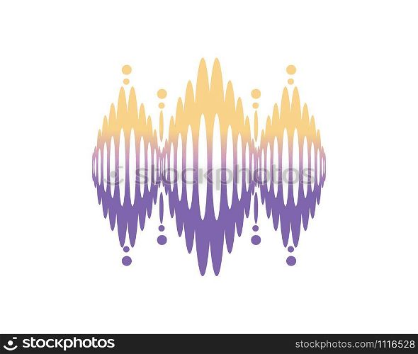 sound wave Logo illustration vector design