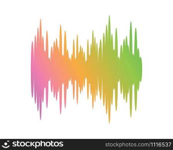 sound wave Logo illustration vector design