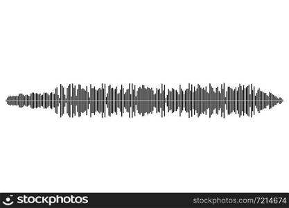Sound wave music abstract background. Vector eps10