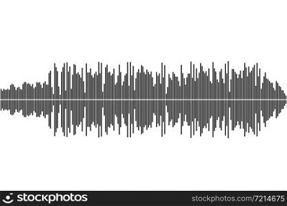 Sound wave music abstract background. Vector eps10