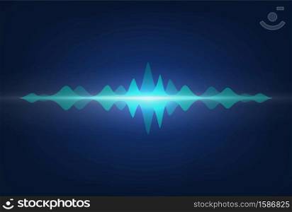 Sound waves. Frequency audio signal amplitude. Neon wavy highs on recorder display. Media technologies for soundtracks recording in music studio. Vector colorful digital voice spectrum illustration. Sound waves. Audio signal amplitude, neon wavy highs on recorder display. Media technologies for songs recording in music studio. Vector colorful digital voice spectrum illustration