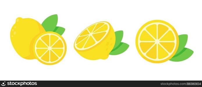 sour yellow lemon For cooking and lemon juice