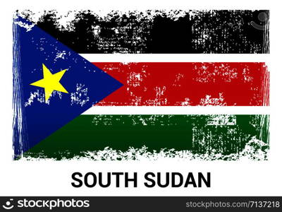 South Africa flag design vector