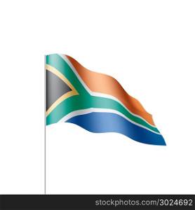 south africa flag, vector illustration. south africa flag, vector illustration on a white background